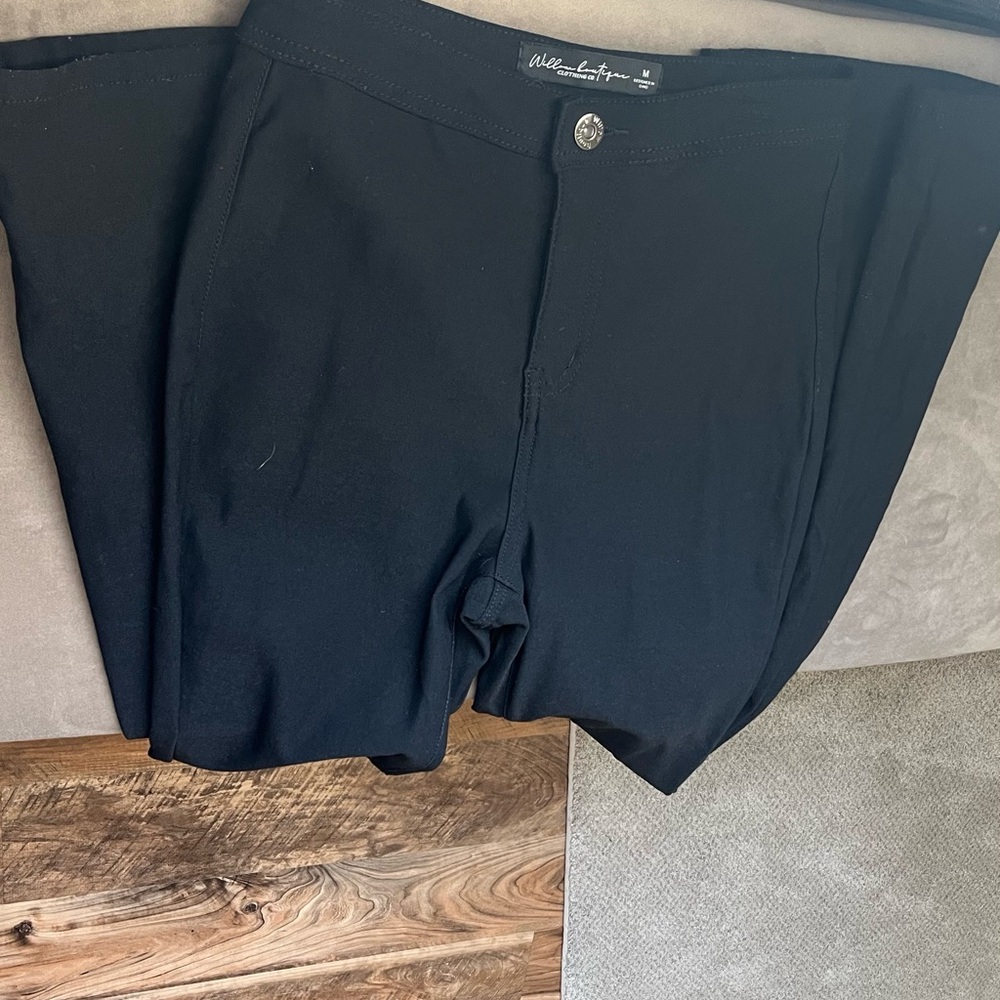 Willow Boutique Black Flare Pants